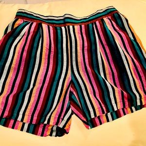 Striped shorts